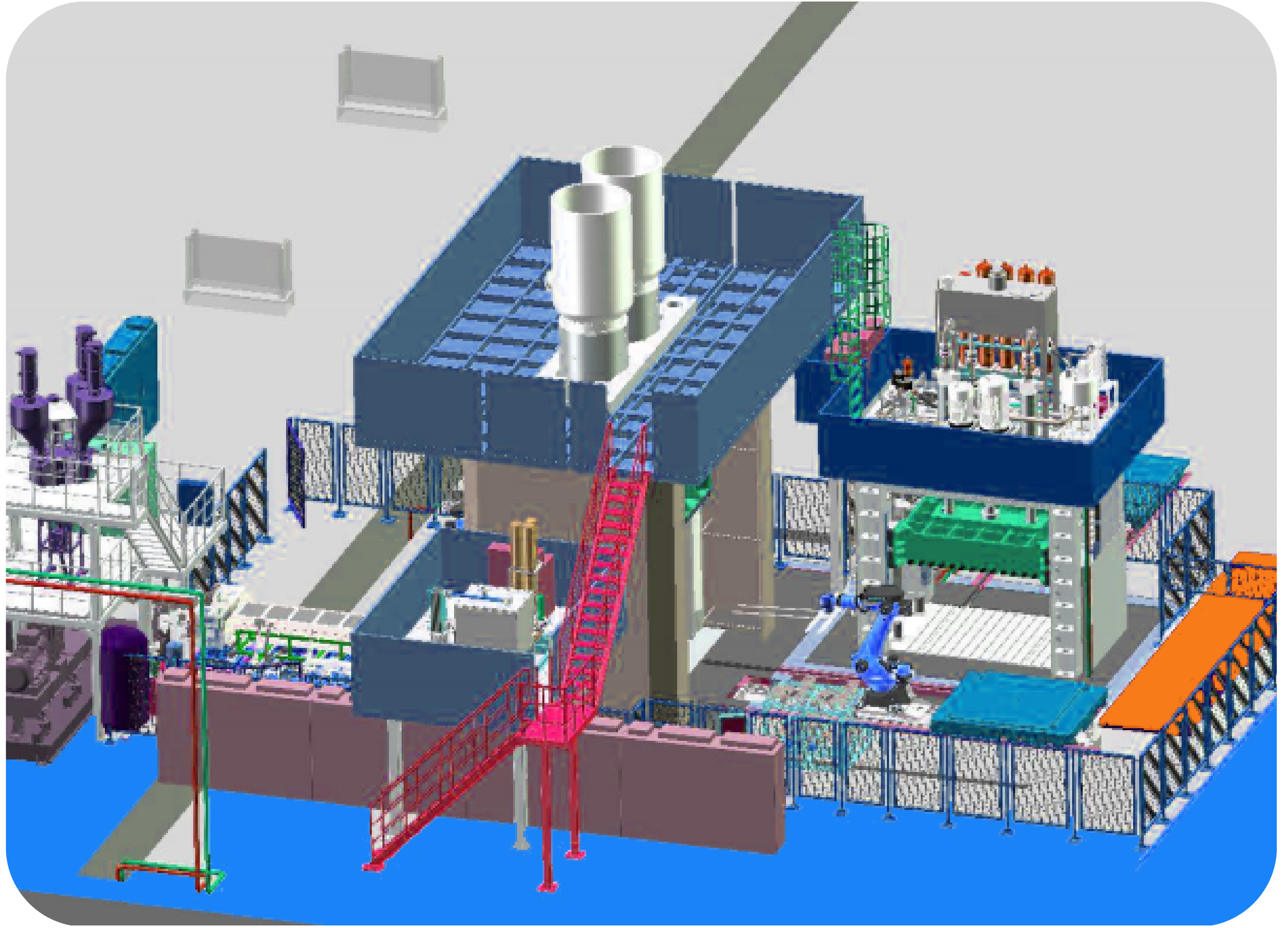 LFT-D長纖維增強(qiáng)熱塑性塑料工藝介紹